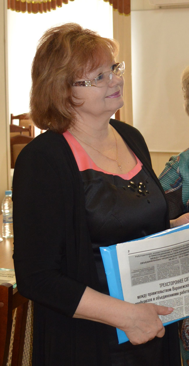 В Верхнемамонской профсоюзной организации серьезный подход к социальному партнерству